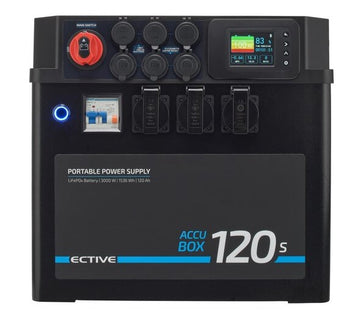 ECTIVE AccuBox 120S LiFePO4 Powerstation 3000W 1536Wh