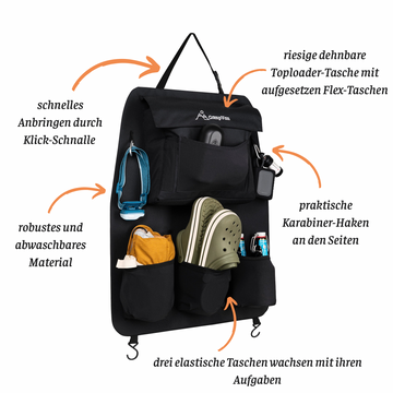 Camper Backrest Organizer Organizer 02