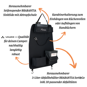Camper Backrest Organizer Organizer 01