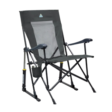 Comfortable folding chair with rocking function